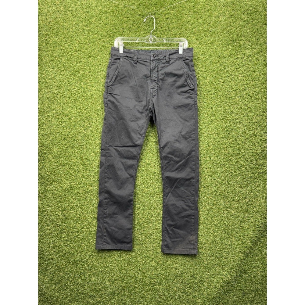 Nudie Jeans Co Jeans Mens 30x32 Black Organic Cotton Slim Fit Five Pocket Denim